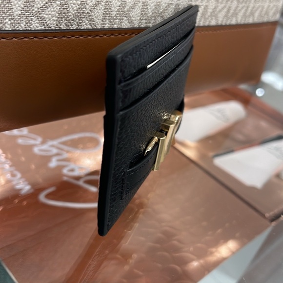 MICHAEL KORS
Reed Large Pebbled Leather Card Holder Case Wallet 
Black 
NWT - Picture 14 of 16